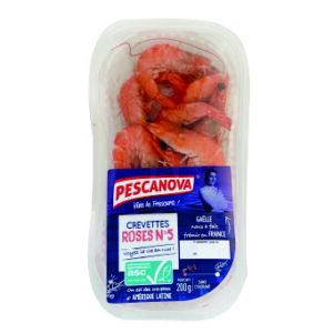 Crevettes roses 80/100 ASC