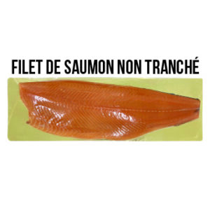 Bande Saumon fumé non tranchée (1,2-1,4Kg)